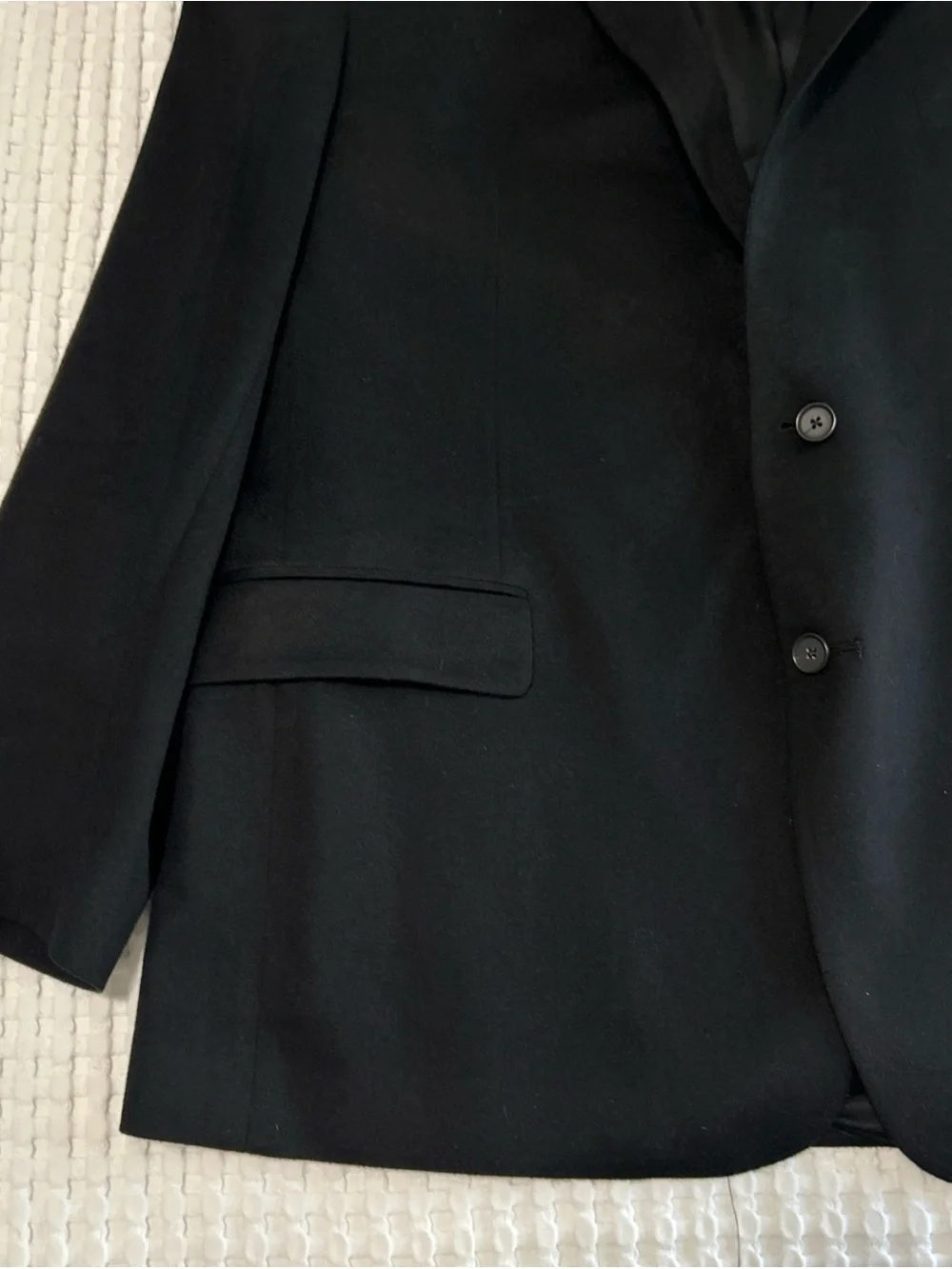 Brooks Brothers Regent Fit Loro Piana 100% Cashmere Black Blazer Sport Coat 48R